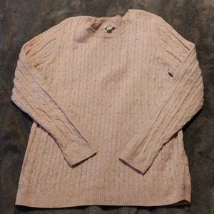 Women's light pink Croft and Barrow sweater